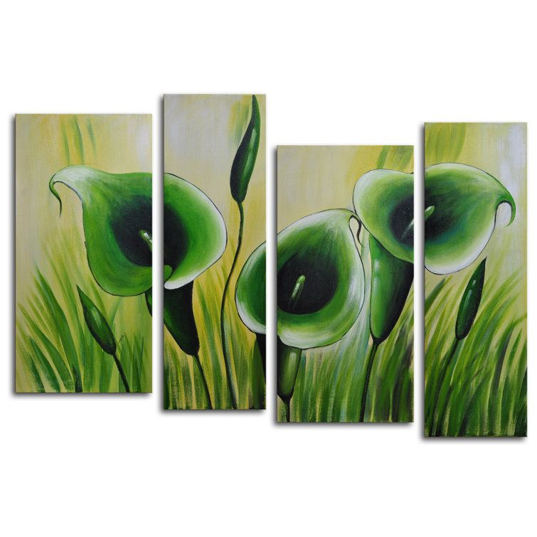 My Art Outlet 4 Piece Painting Set on Canvas & Reviews Wayfair